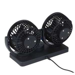 مروحة سيارة مزدوجة الرأس ب USB