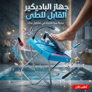 أداة الباديكير المحمولة القابلة للطي