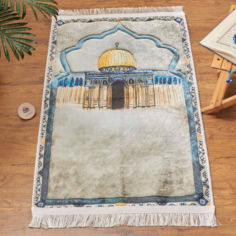 مصلية مبطنة مانعة للانزلاق + سبحة - الصورة 7