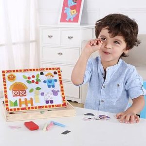 سبورة تعليمية وبازل مغناطيسي