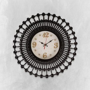 عرض ساعة حائط ديكورية فورجية مودرن مع بكرة لاصق ديكور ارضيات وحوائط ضد الماء