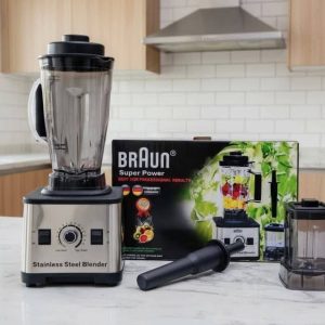 خلاط مطحنه 12000 وات BRAUN مع ضمان
