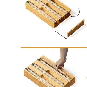 حامل فويل ثلاثي خشبي